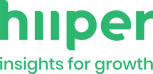 Hiiper logo - payoff bottom - green